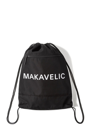 Makavelic Squad logo-print drawstring bag - Black