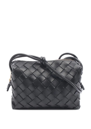 Bottega Veneta Pre-Owned 2012-2026 Mini Lambskin Intrecciato Loop Camera Bag crossbody bag - Black
