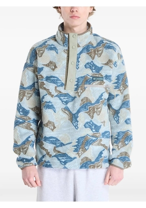 Columbia patterned sherpa sweatshirt - Blue