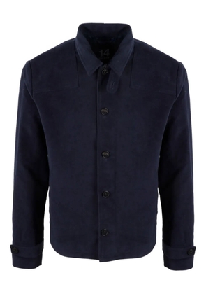 14BROS wool shirt jacket - Blue