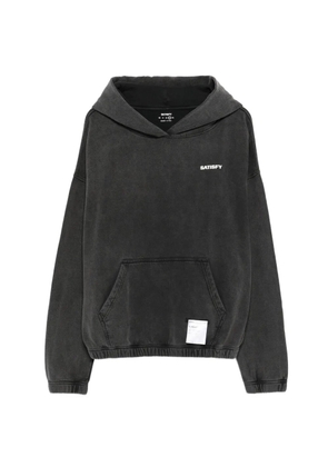 Satisfy long-sleeve pocket hoodie - Black
