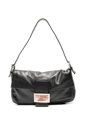 Fendi Pre-Owned 2000s lamb skin shoulder bag - Black