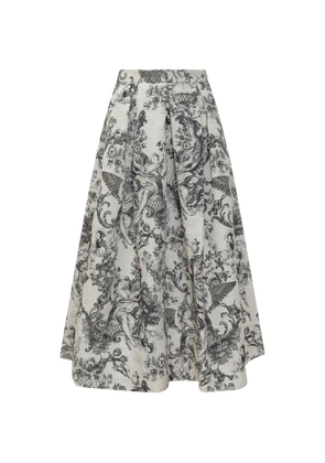 Lunatica Milano Toile print skirt - White