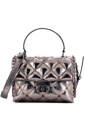 Valentino Garavani Pre-Owned Candystud Top Handle Bag Leather Medium shoulder bag - Metallic