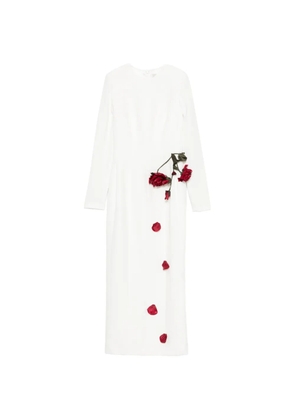 Cristina Savulescu The Promised floral midi dress - White