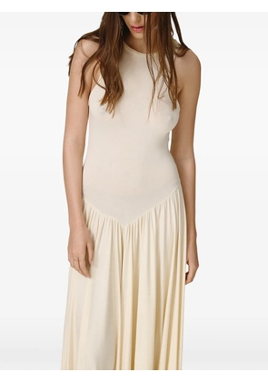 PNK pleated maxi dress - Yellow