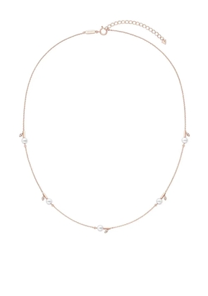 TASAKI 18kt rose gold Kugel pearl and diamond necklace - Pink