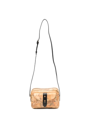 ALVIERO MARTINI 1° CLASSE map-print shoulder bag - Neutrals