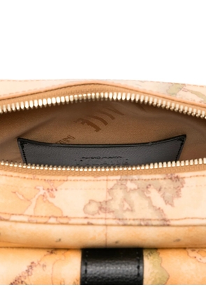 ALVIERO MARTINI 1° CLASSE map-print shoulder bag - Neutrals