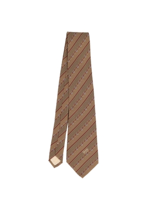 Gucci Pre-Owned horsebit-pattern tie - Neutrals