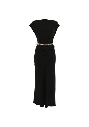 IMPERIAL belted maxi dress - Black