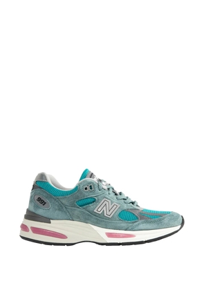 New Balance logo-patch panelled sneakers - Blue