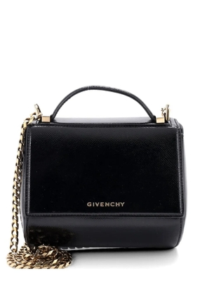 Givenchy Pre-Owned Chain Pandora Box Bag Patent Mini satchel - Black