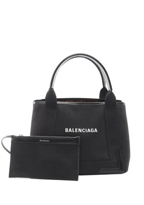Balenciaga Pre-Owned 2010-2026 Canvas Navy Cabas S tote bag - Black