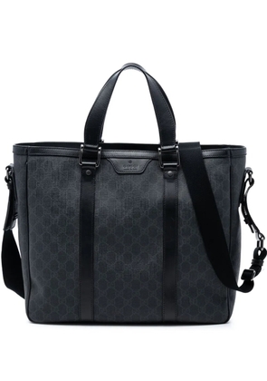 Gucci Pre-Owned 2016-2026 GG Supreme Tote satchel - Black