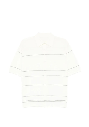 CROQUIS striped collared shirt - Neutrals