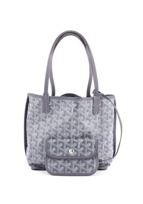 Goyard Pre-Owned Anjou Reversible Tote Coated Canvas Mini satchel - Grey