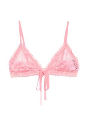 The Attico lace bra - Pink