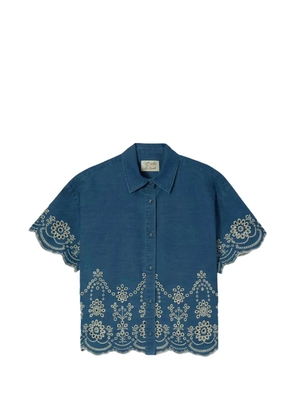MC2 Saint Barth embroidered shirt - Blue