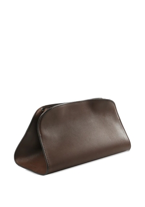 The Row Peggy clutch bag - Brown