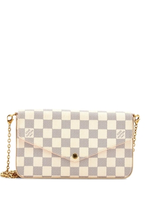 Louis Vuitton Pre-Owned Felicie Pochette Damier crossbody bag - White