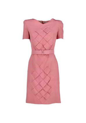 Valentino Pre-Owned belted midi dress - Pink