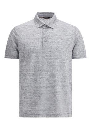 Loro Piana short-sleeve polo shirt - Grey