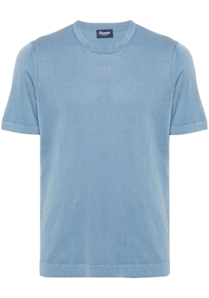 Drumohr crew-neck short-sleeve jumper - Blue