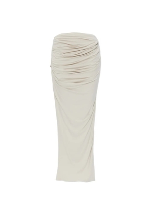 ENTIRE STUDIOS draped maxi skirt - Neutrals