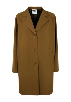 ASPESI single-breasted coat - Brown