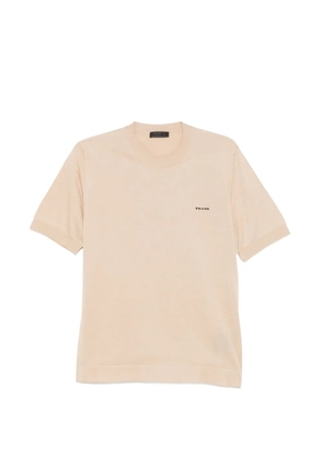 Prada logo short-sleeve T-shirt - Neutrals
