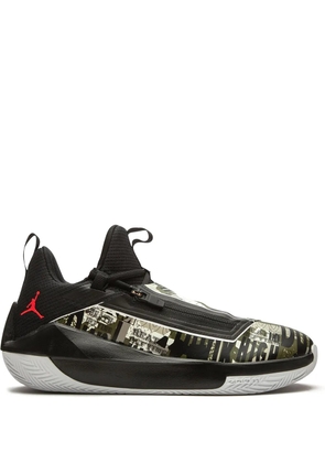 Jordan Jumpman Hustle 'Olive Canvas' mid-top sneakers - Black