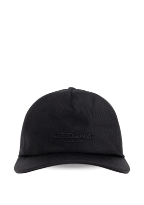 Giorgio Armani logo baseball cap - Black