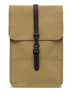 Rains 13020 buckle-strap backpack - Neutrals