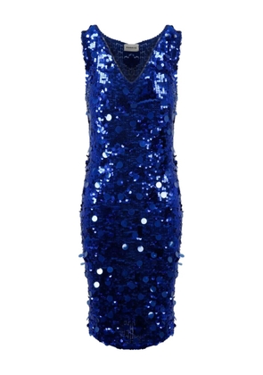 P.A.R.O.S.H. sequin-embellished dress - Blue