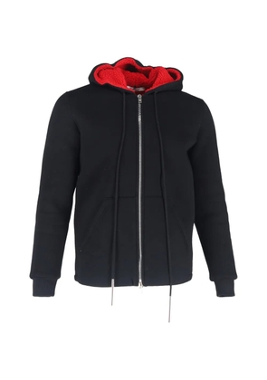 Givenchy Pre-Owned zip-up shear-lined hoodie - Black