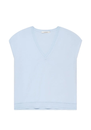 MALIPARMI V-neck top - Blue