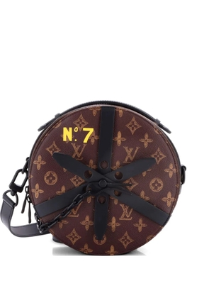 Louis Vuitton Pre-Owned Wheel Box Bag No.7 Trunk L'Oeil Vintage Monogram Canvas crossbody bag - Brown