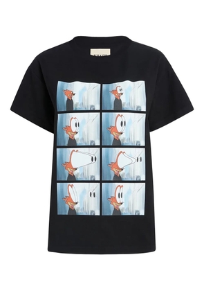 KHAITE Maeve eye-popping print T-shirt - Black
