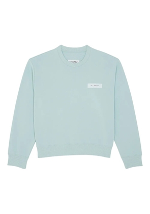 MM6 Maison Margiela patch-detail sweater - Blue