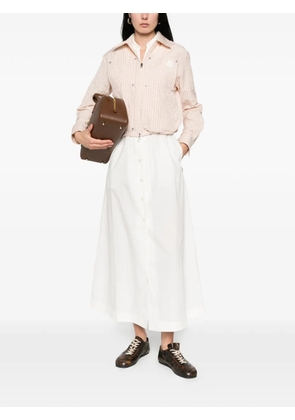 Moncler gingham-pattern buttoned shirt - Pink