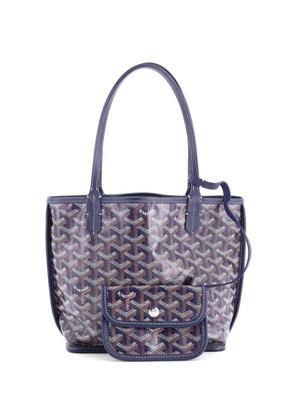 Goyard Pre-Owned Anjou Reversible Tote Coated Canvas Mini satchel - Blue