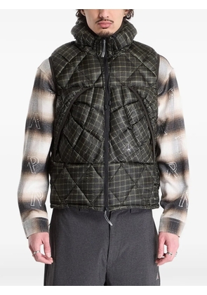 ROA hooded down gilet - Grey