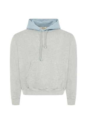 Auralee oversized drawstring cotton hoodie - Grey