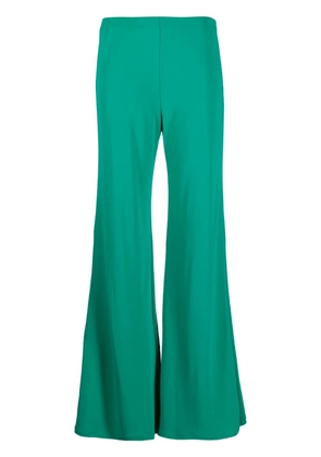 Alberta Ferretti high-waisted flared trousers - Green