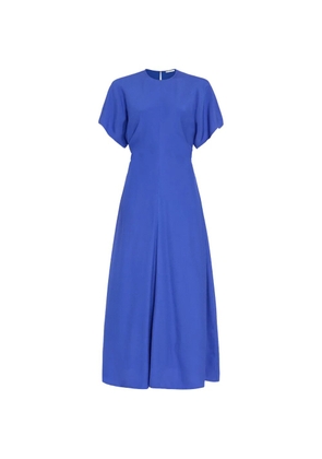 Marie Oliver Kamari flutter sleeve dress - Blue