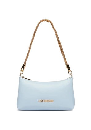 Love Moschino twisted strap tote bag - Blue