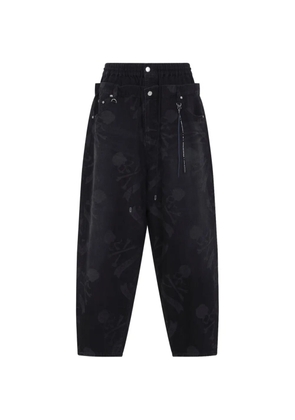 Mastermind World skull-print jeans - Black