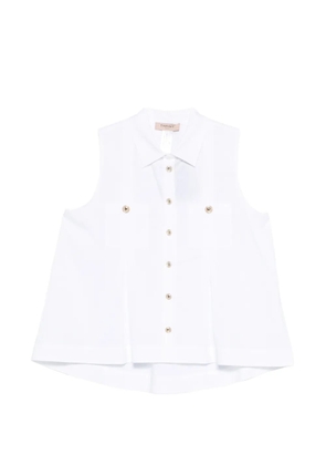 TWINSET chest-pocket shirt - White