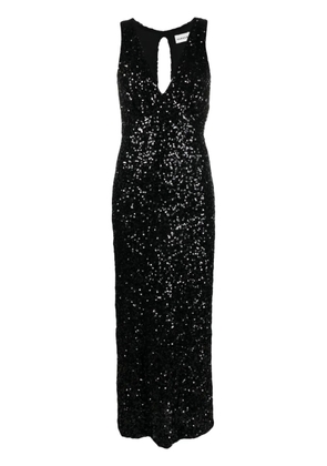 P.A.R.O.S.H. Paris sequin-embellished dress - Black
